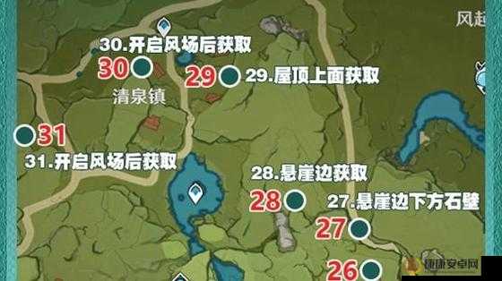 原神全风神瞳位置分布图及高效获取策略详解指南